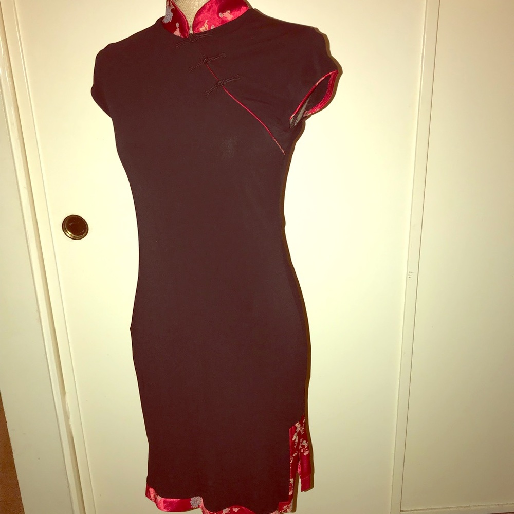 Black Kimono like Dress